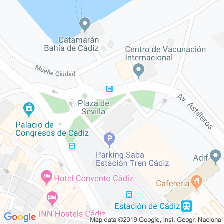Código Postal calle Aduana en Cádiz