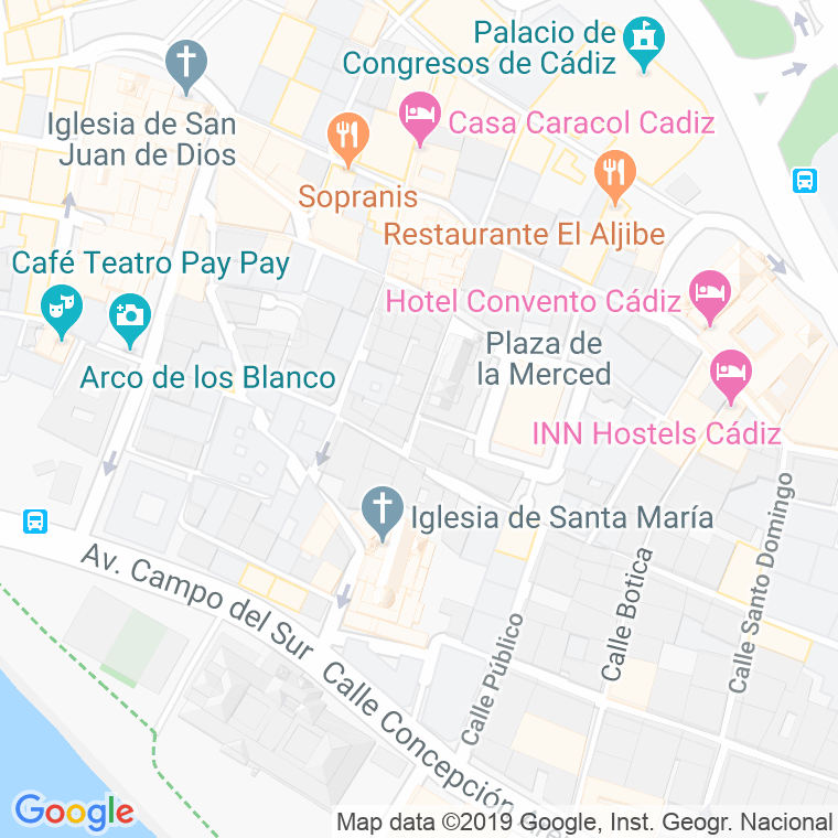 Código Postal calle Cantavieja en Cádiz
