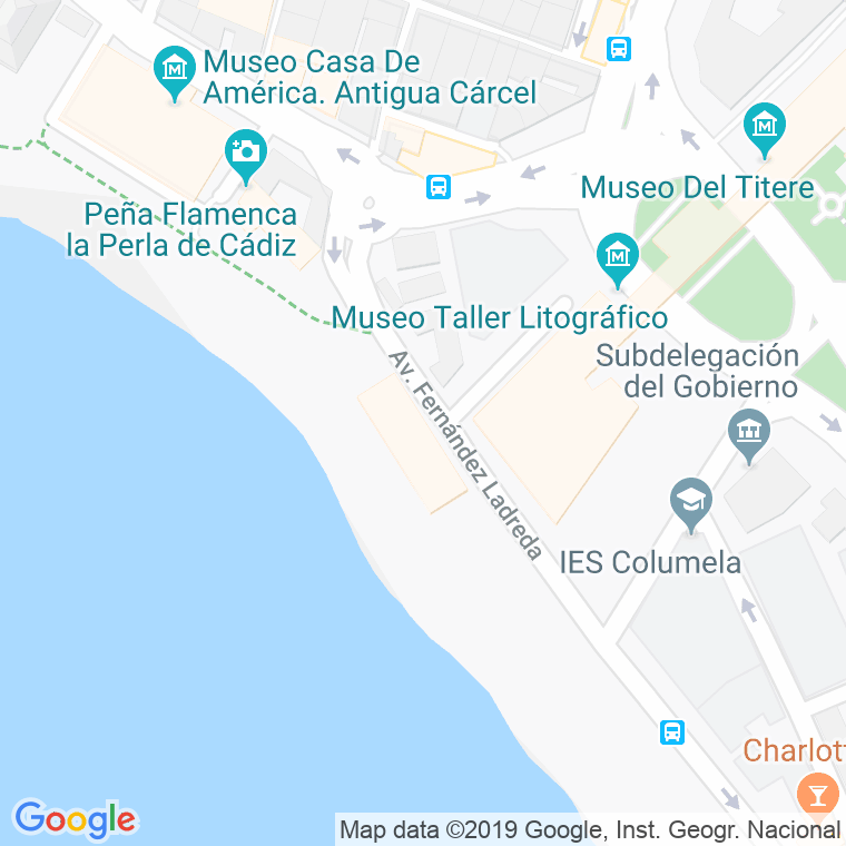 Código Postal calle San Roque en Cádiz
