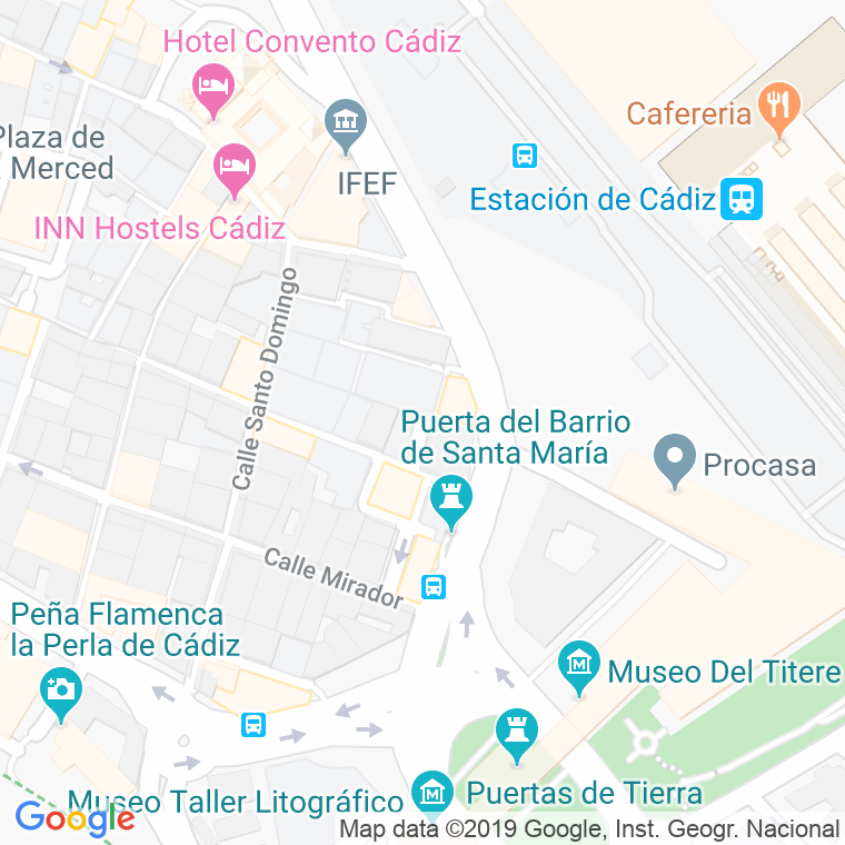 Código Postal calle Servanda en Cádiz
