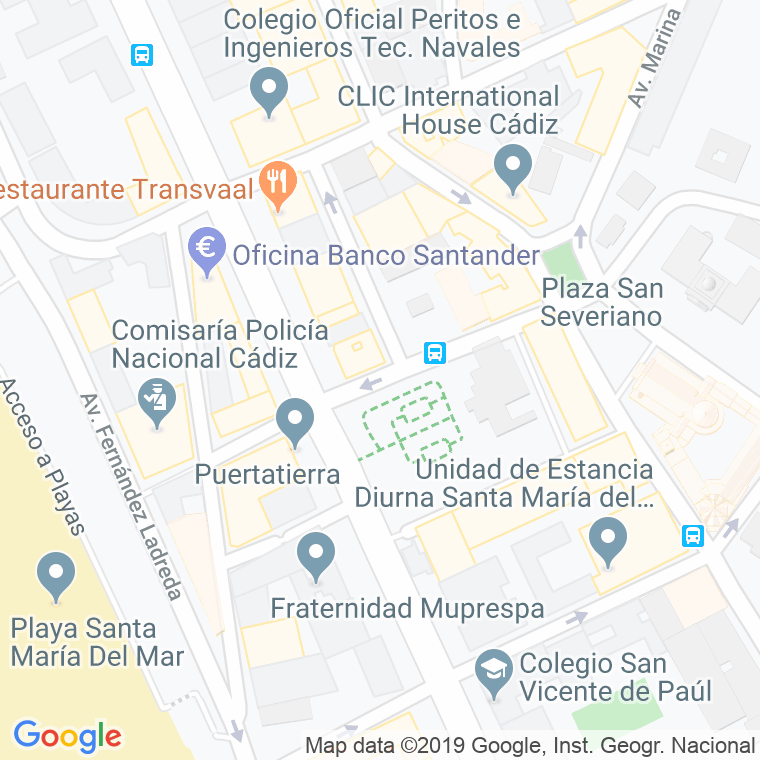Código Postal calle Juan Ramon Jimenez   (Impares Del 3 Al Final)  (Pares Del 6 Al Final) en Cádiz