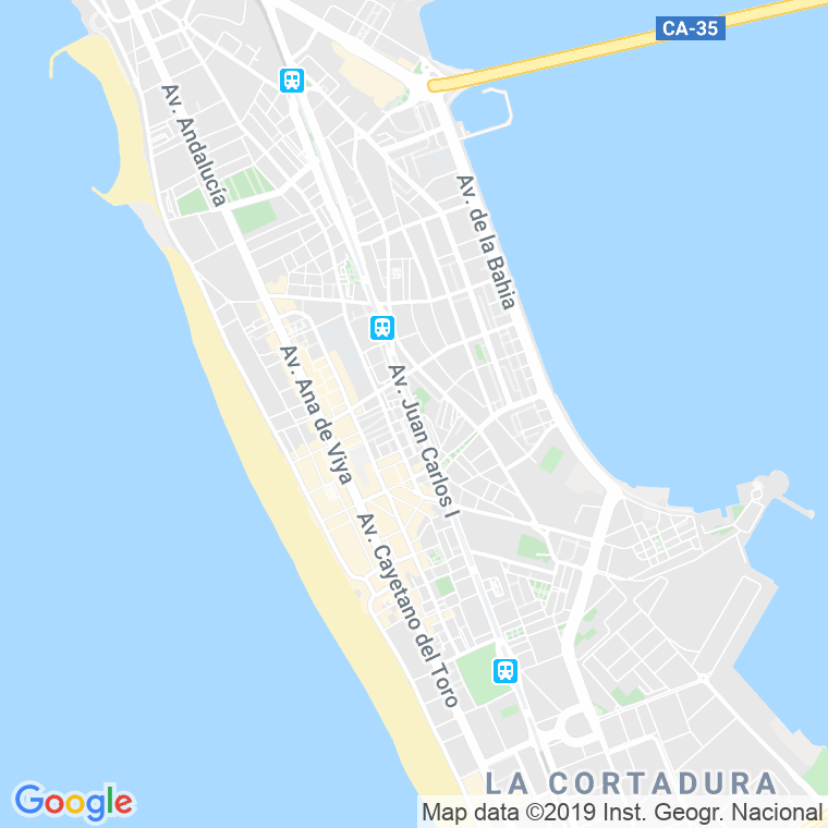 Código Postal calle Juan Carlos I, avenida (Pares Del 40 Al 48) en Cádiz