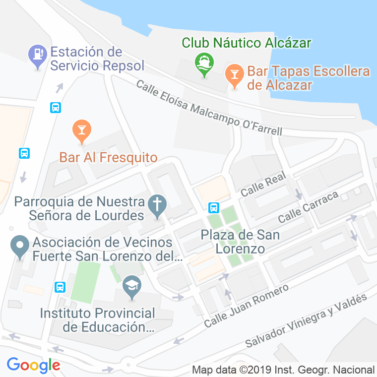 Código Postal calle Explanada en Cádiz