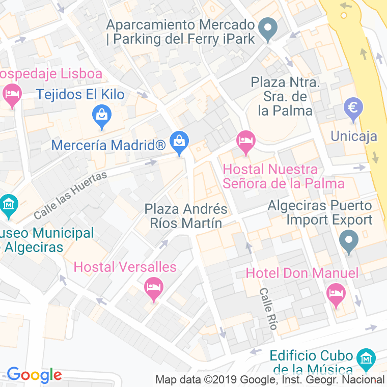 Código Postal calle Monet en Algeciras