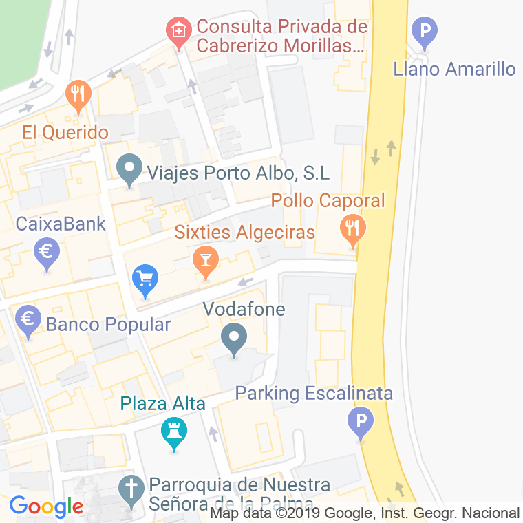 Código Postal calle Sur De Europa, plaza en Algeciras
