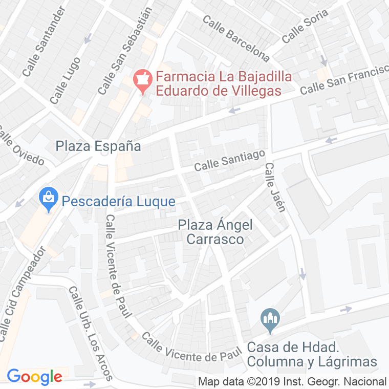 Código Postal calle Coruña, De La en Algeciras