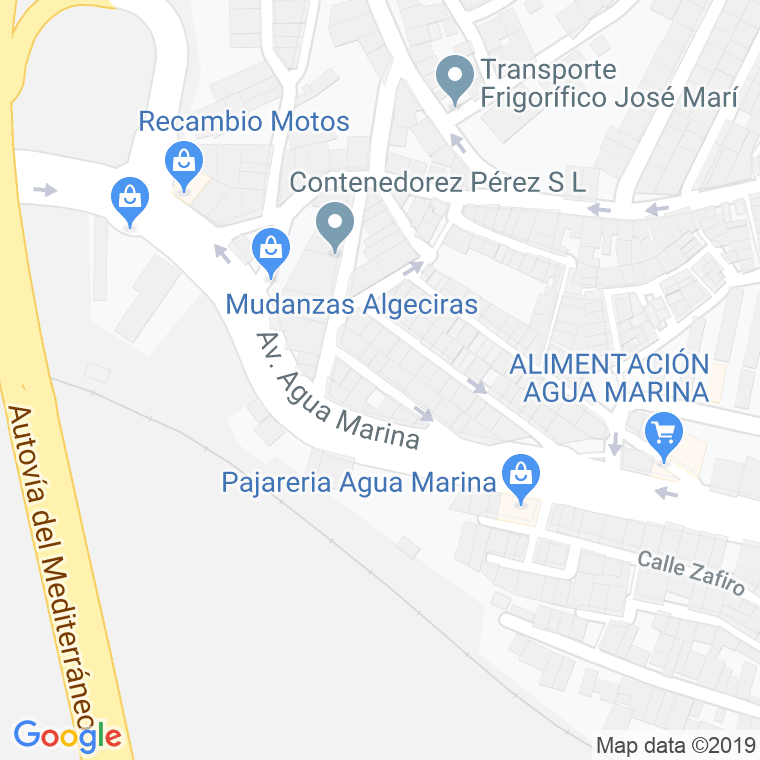 Código Postal calle Greco, El en Algeciras