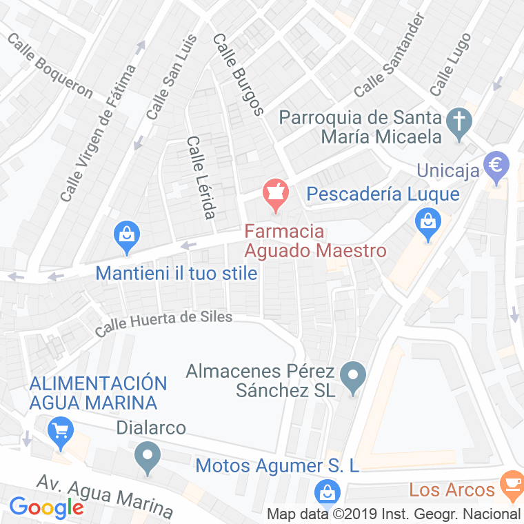 Código Postal calle Palafox en Algeciras