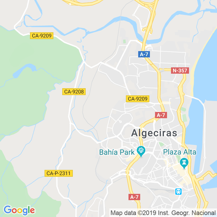 Código Postal calle Becquer en Algeciras