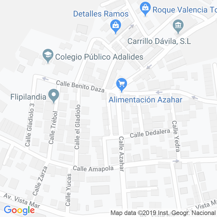 Código Postal calle Magnolia en Algeciras
