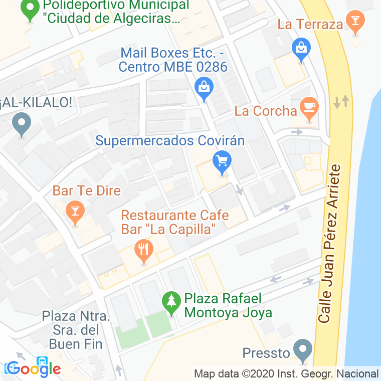 Código Postal calle Carpintero, El en Algeciras