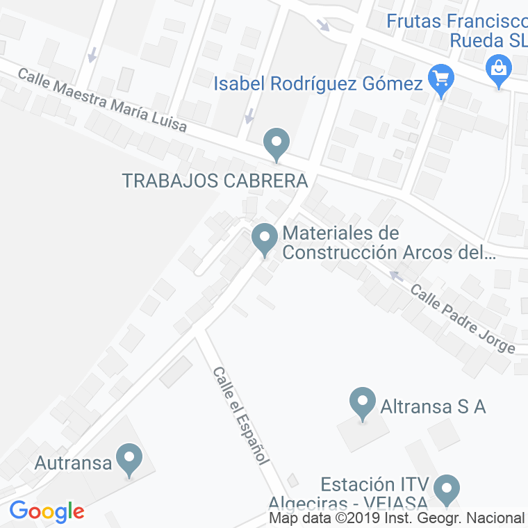 Código Postal calle Arcos Del Cobre Ii, Los, urbanizacion en Algeciras