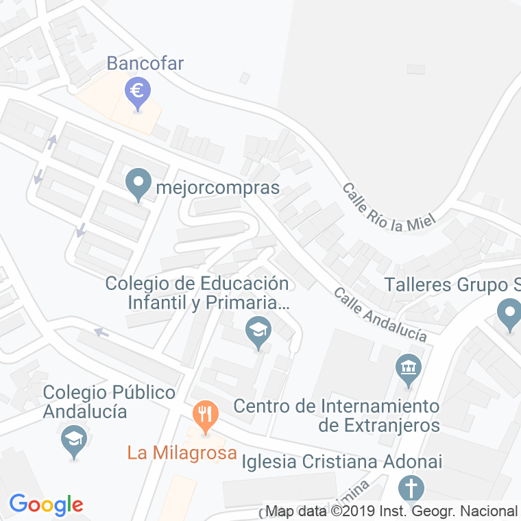 Código Postal calle Esla, paseo en Algeciras