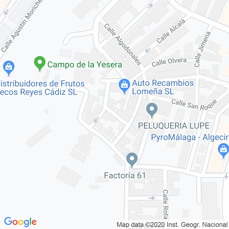 Código Postal calle Espera en Algeciras