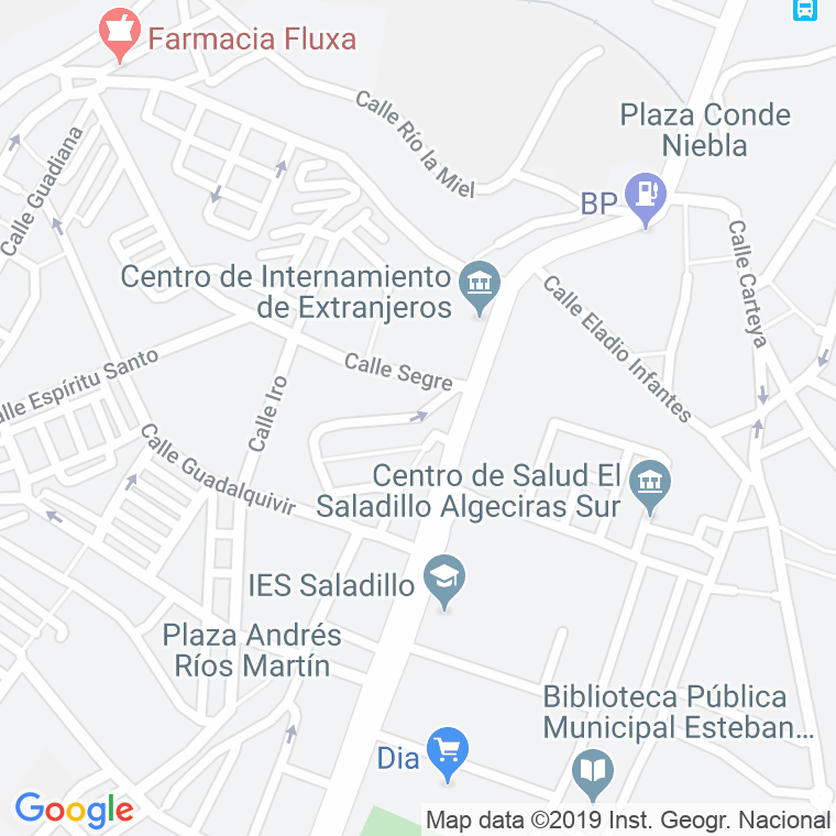 Código Postal calle Guadalmina en Algeciras
