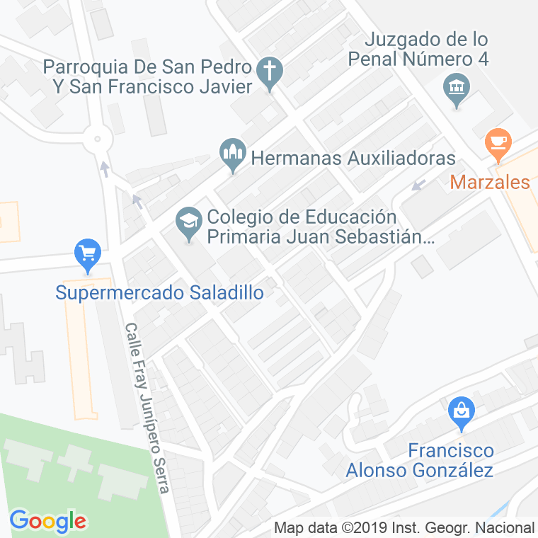 Código Postal calle Alfonso Fernandez Torres en Algeciras
