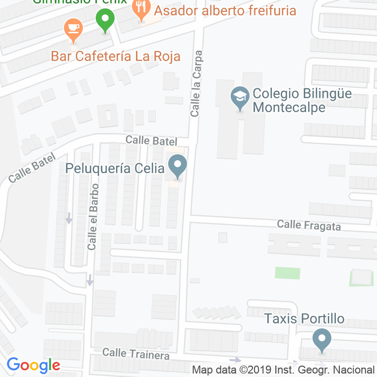 Código Postal calle Carpa, De La en Algeciras