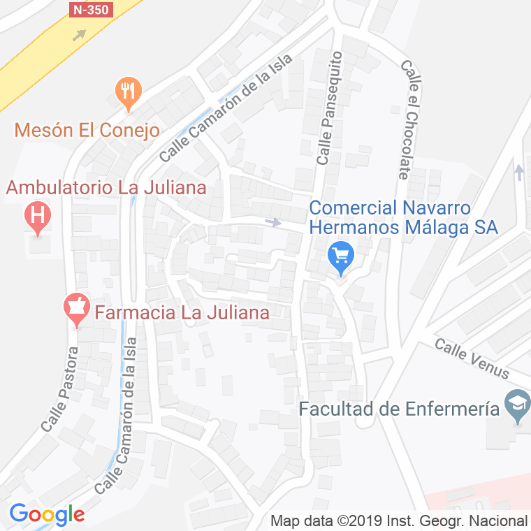 Código Postal calle Chato De La Isla en Algeciras
