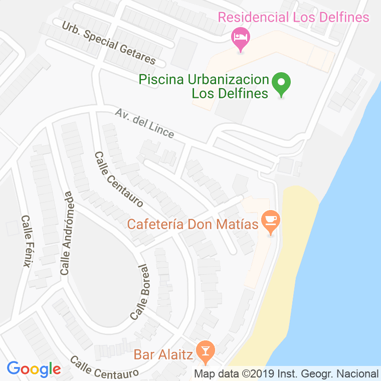 Código Postal calle Diana en Algeciras