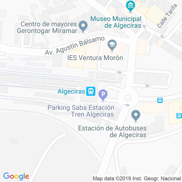Código Postal calle Estacion Renfe en Algeciras