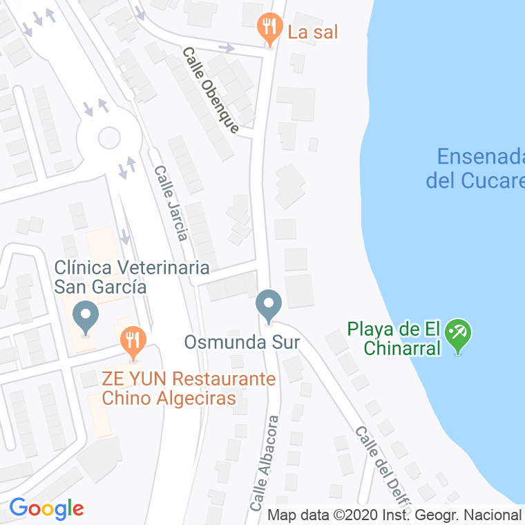 Código Postal calle Foque en Algeciras
