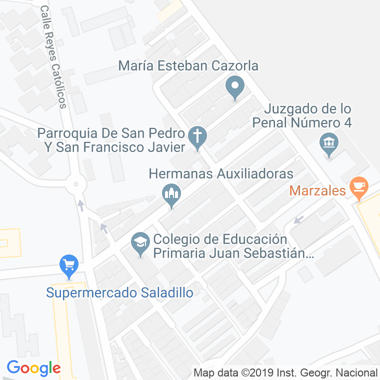 Código Postal calle General Marina en Algeciras