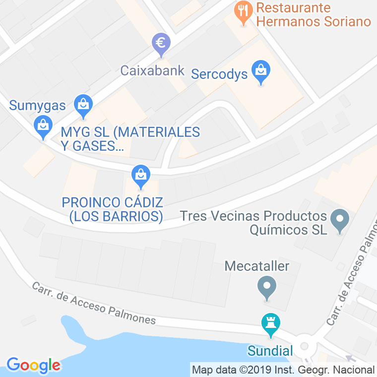 Código Postal de Poligono Industrial Nuevo en Cádiz