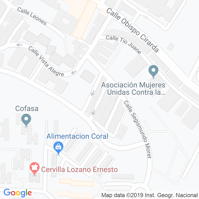 Código Postal calle Diego De Riaño en Jerez de la Frontera