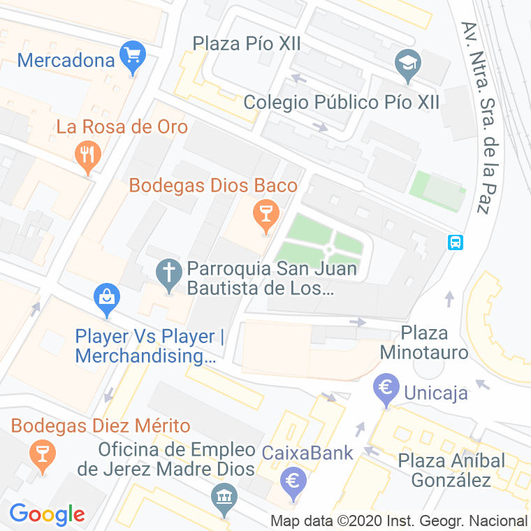 Código Postal calle Huerta Pintada en Jerez de la Frontera