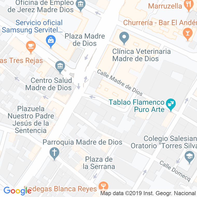 Código Postal calle Manuel Torres en Jerez de la Frontera