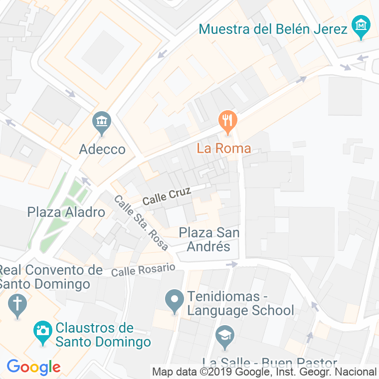 Código Postal calle Cruz en Jerez de la Frontera