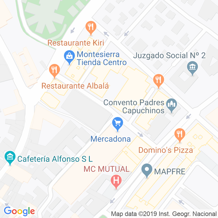 Código Postal calle Divina Pastora en Jerez de la Frontera