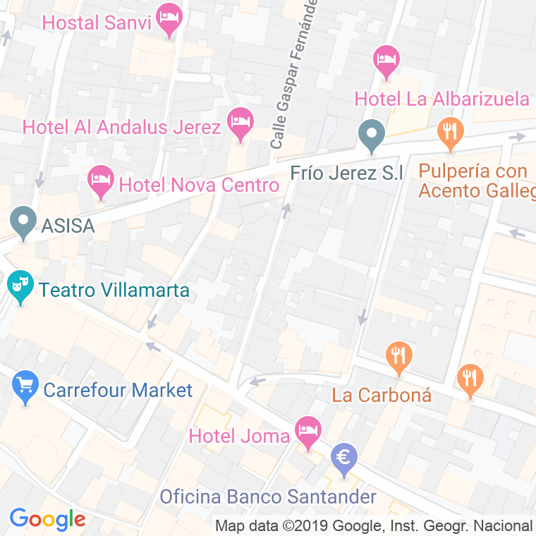 Código Postal calle Prieta en Jerez de la Frontera