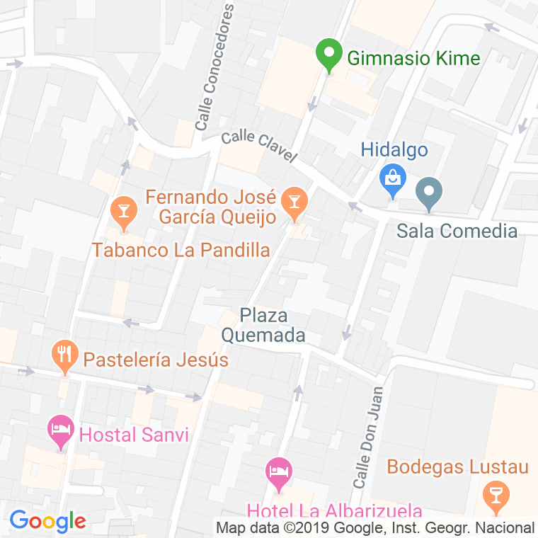 Código Postal calle Rui Lopez en Jerez de la Frontera