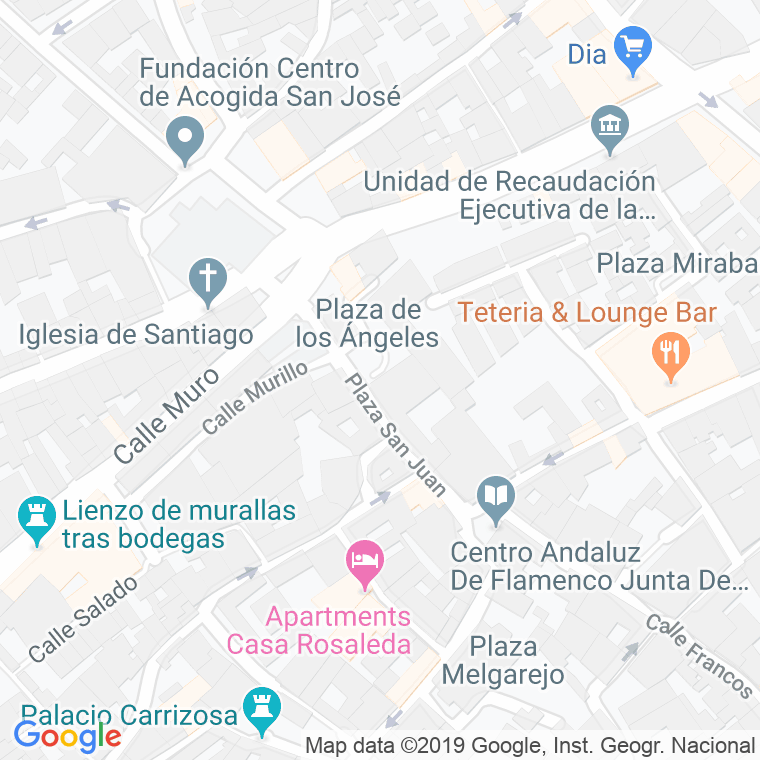 Código Postal calle Sacramento en Jerez de la Frontera