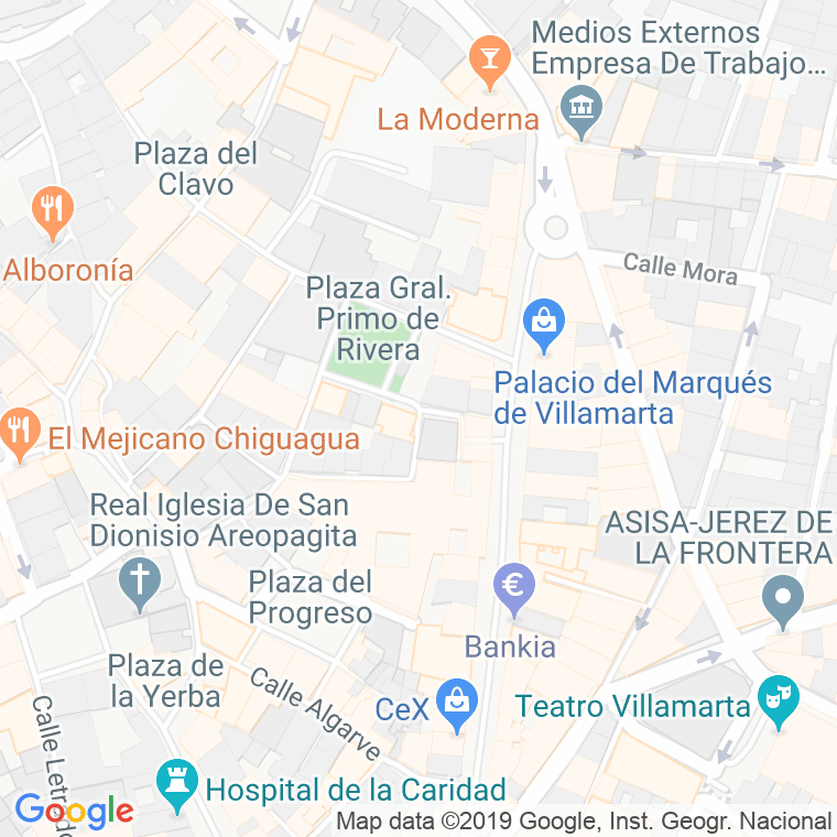 Código Postal calle Compas en Jerez de la Frontera