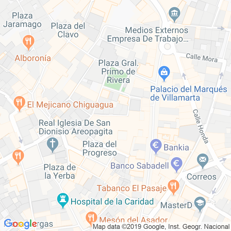 Código Postal calle Cuatro Juanes en Jerez de la Frontera
