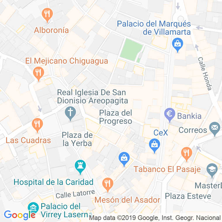 Código Postal calle Huevar en Jerez de la Frontera