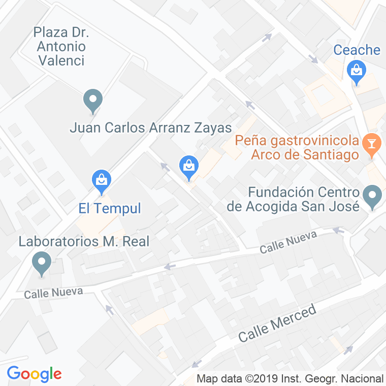 Código Postal calle Cantareria en Jerez de la Frontera