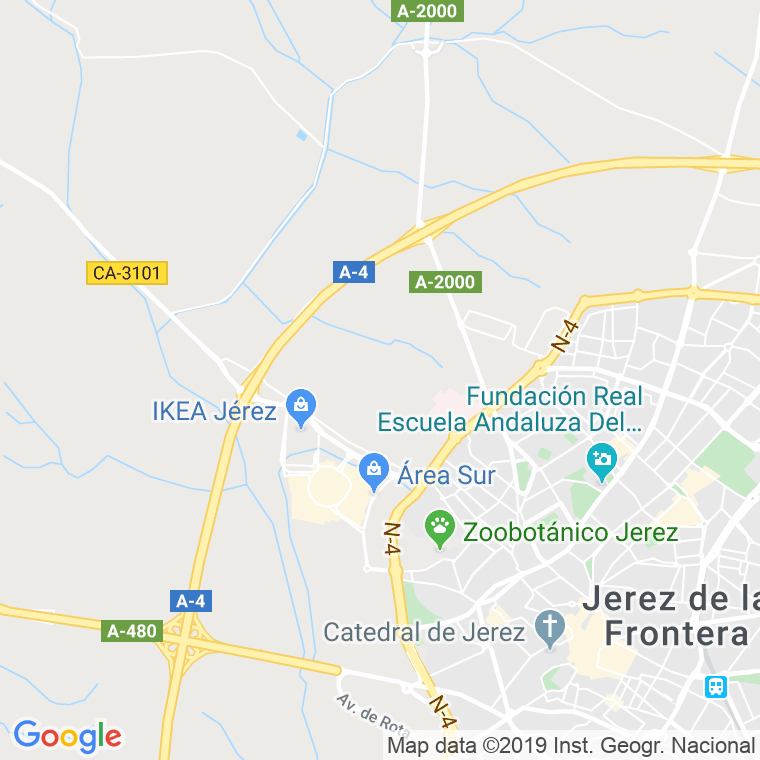 Código Postal calle Nueva en Jerez de la Frontera