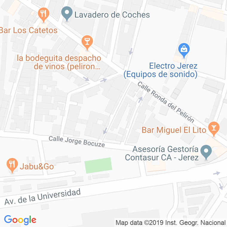 Código Postal calle Batalla Del Salado en Jerez de la Frontera