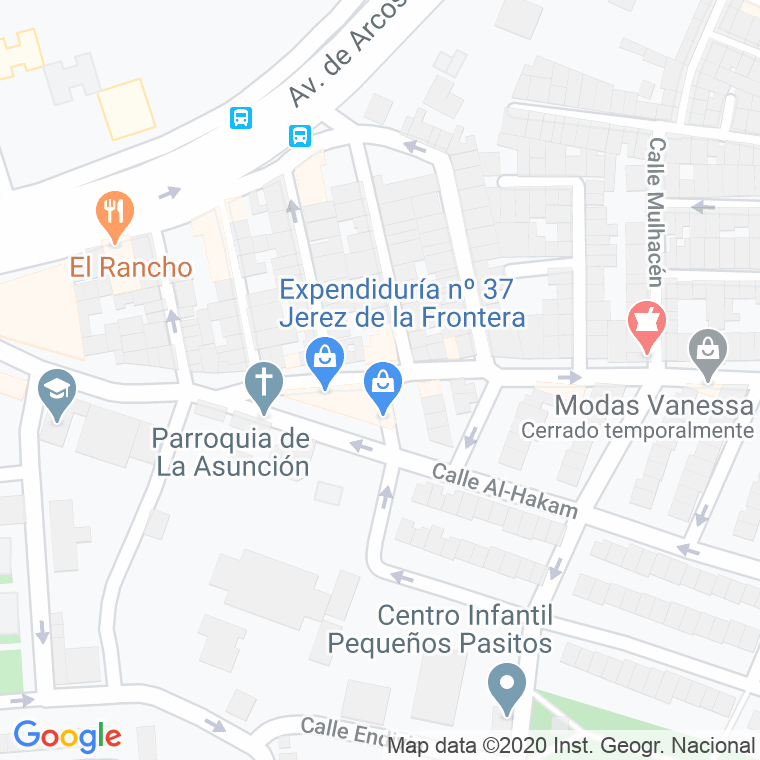 Código Postal calle Avicena en Jerez de la Frontera