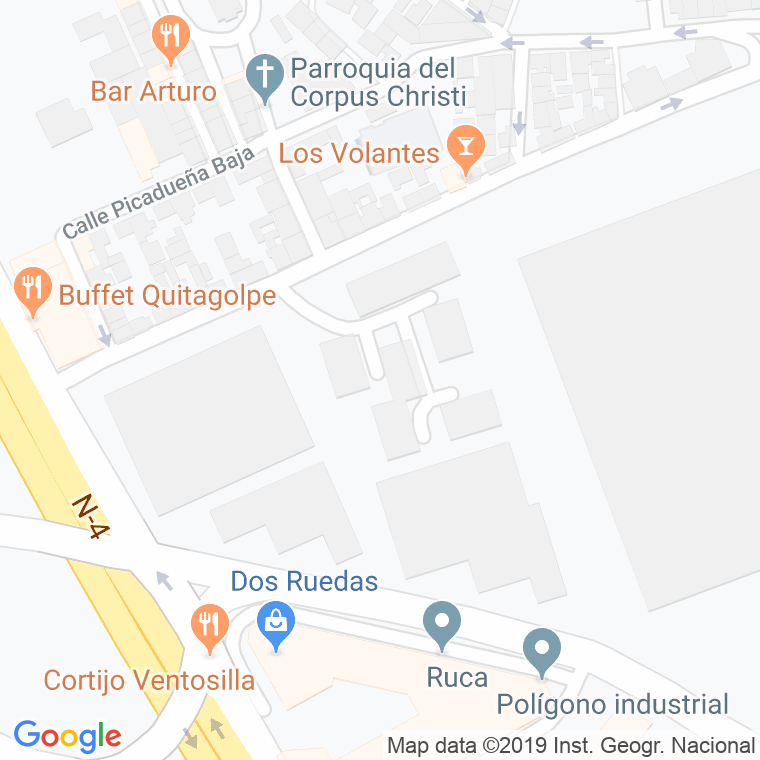 Código Postal calle Barriada San Antonio en Jerez de la Frontera