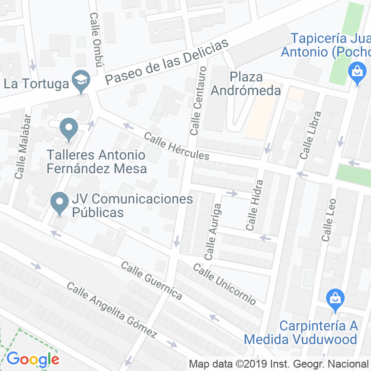 Código Postal calle Centauro en Jerez de la Frontera