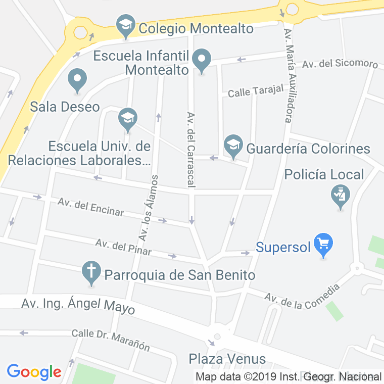 Código Postal calle Carrascal, Del, avenida en Jerez de la Frontera