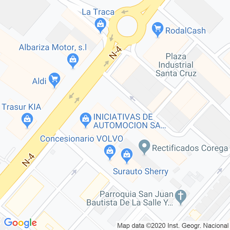 Código Postal calle Divisa en Jerez de la Frontera