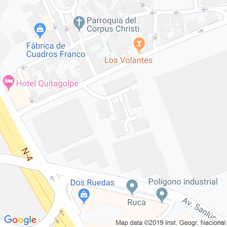 Código Postal calle Barriada Blas Infante en Jerez de la Frontera