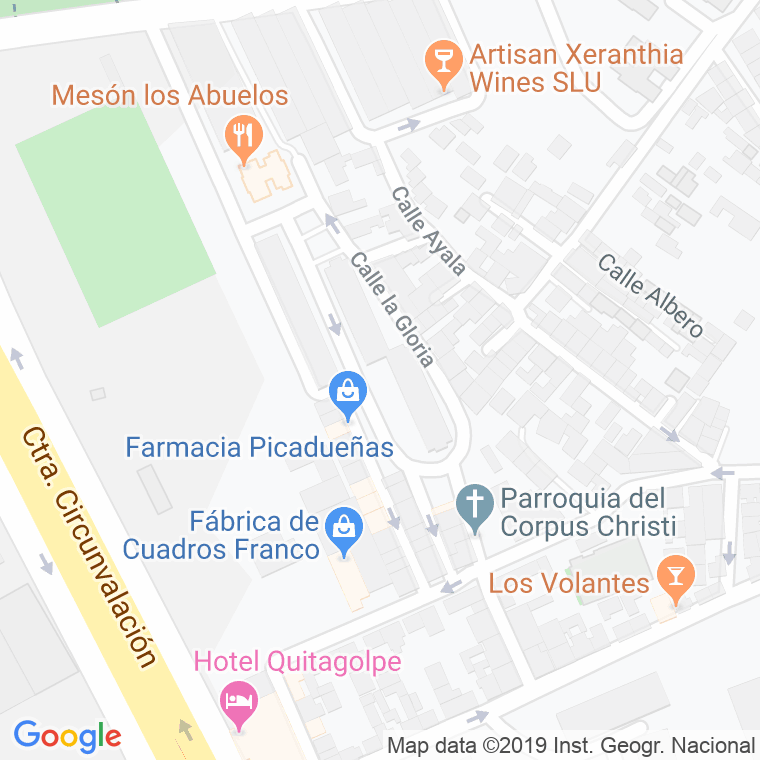 Código Postal calle Barriada De Teodoro Molina en Jerez de la Frontera