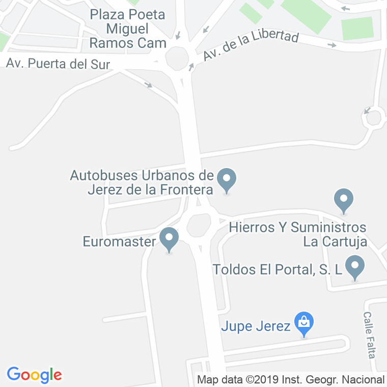 Código Postal calle Canto Ropero, avenida en Jerez de la Frontera