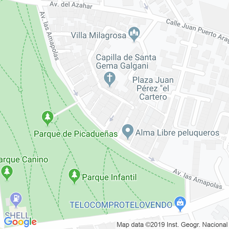 Código Postal calle Dalia en Jerez de la Frontera